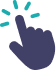 Hand icon with finger clicking.